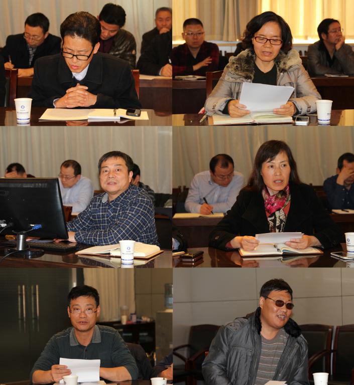 监察处、审计处、财务处、国资处、后勤处、基建处等六个部门的负责同志作了研讨发言